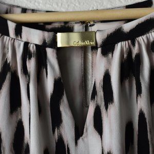 Calvin Klein Long Sleeved Printed Blouse